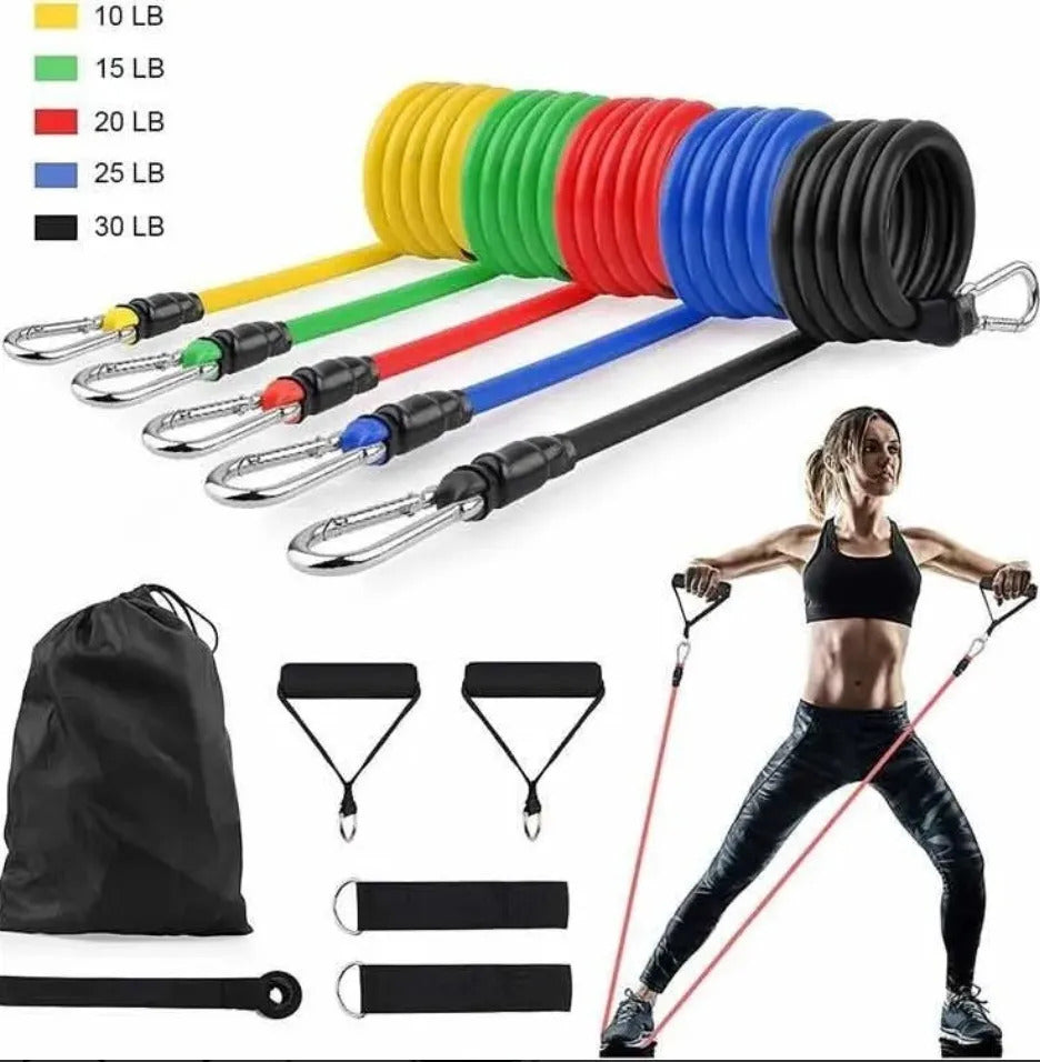 🔥 Fortalece tu Cuerpo en Casa: Rodillo Abdominal + Bandas de Resistencia Incluidas 🔥