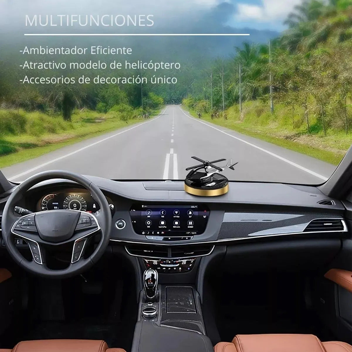 🚁 Aromatizador Solar en Forma de Helicóptero: Purifica y Decora tu Vehículo