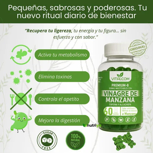 Gomitas con Vinagre de Manzana: Aumenta Tu Energía y Apoya Tu Bienestar Digestivo