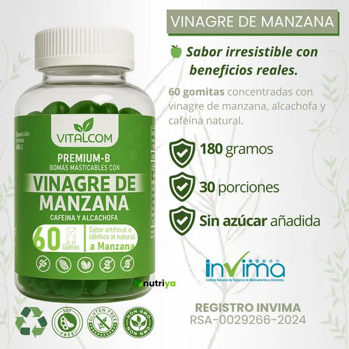 Gomitas con Vinagre de Manzana: Aumenta Tu Energía y Apoya Tu Bienestar Digestivo