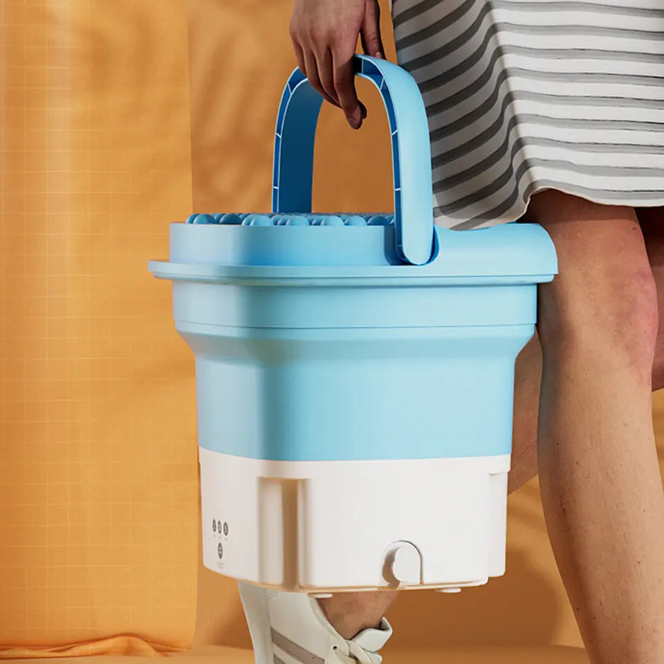 Mini Lavadora Eléctrica Portátil, Llévala a Donde Quieras
