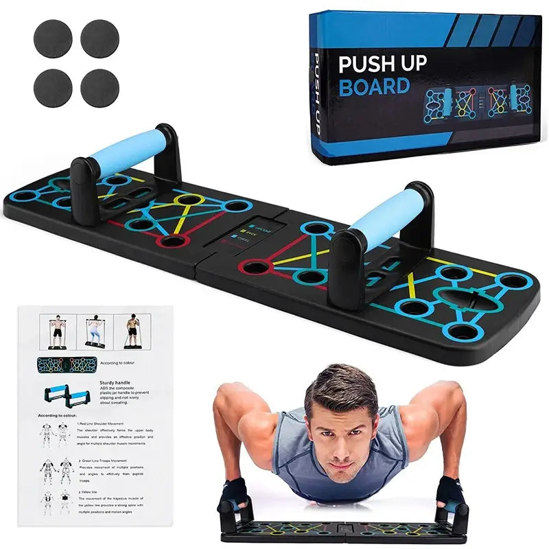 Tabla Push: Entrena en Casa, tonifica Todo tu Cuerpo con un Solo Equipo
