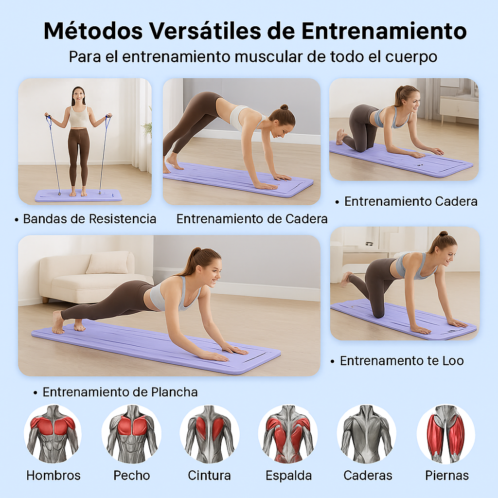 Tabla Multifuncional para pilates: Potencia tu Entrenamiento sin Límites