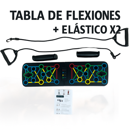 Tabla Push: Entrena en Casa, tonifica Todo tu Cuerpo con un Solo Equipo