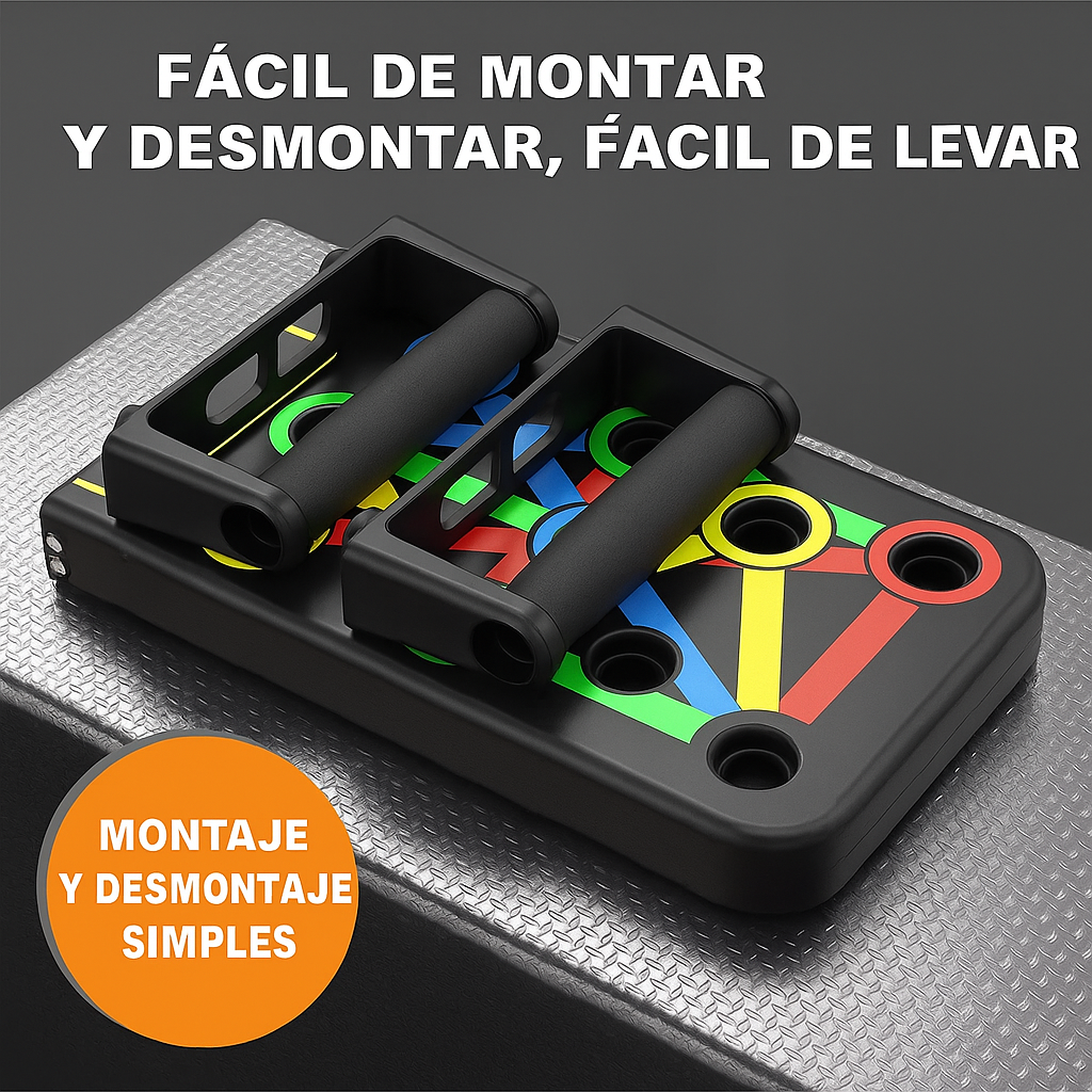 Tabla Push: Entrena en Casa, tonifica Todo tu Cuerpo con un Solo Equipo