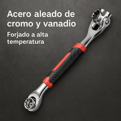 🔧 Llave 48 en 1: Ahorra espacio y repara todo con una sola herramienta