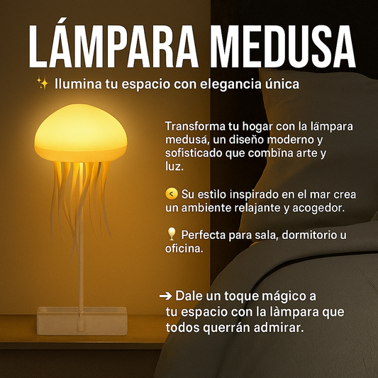 ✨ “Lámpara Medusa: Iluminación relajante que transforma tu espacio en segundos” ✨