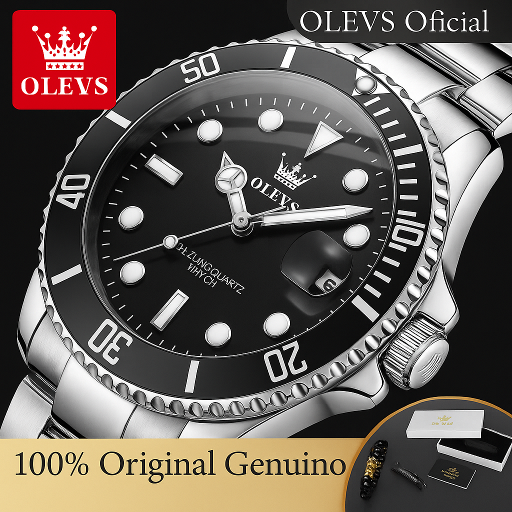 "Rolex Submariner: Reloj de Lujo Sobrio y Elegante"