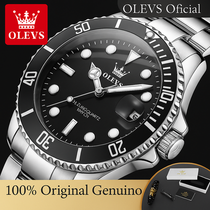 "Rolex Submariner: Reloj de Lujo Sobrio y Elegante"