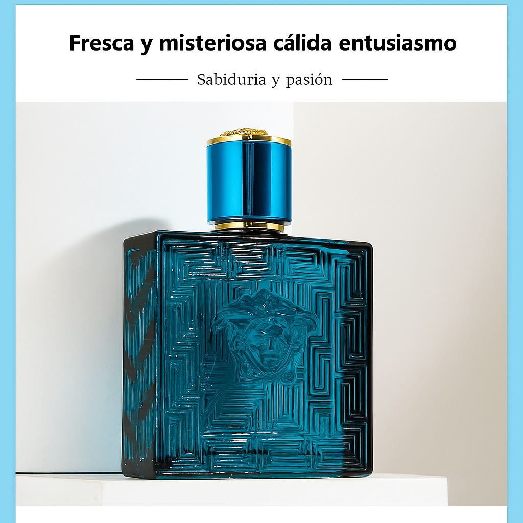 “Versace Eros – Fragancias de lujo que despiertan confianza y elegancia en cada momento”