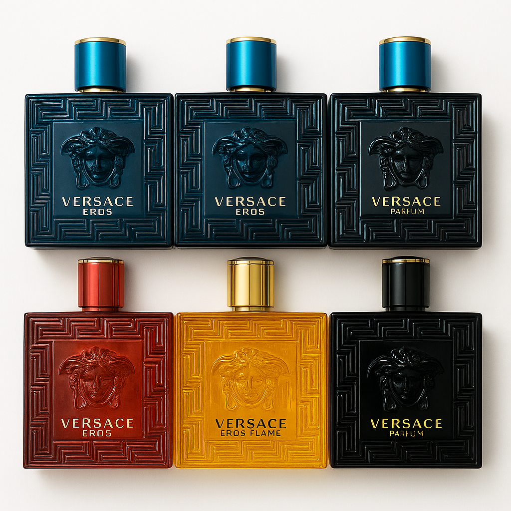 “Versace Eros – Fragancias de lujo que despiertan confianza y elegancia en cada momento”