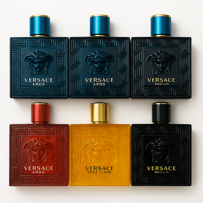“Versace Eros – Fragancias de lujo que despiertan confianza y elegancia en cada momento”