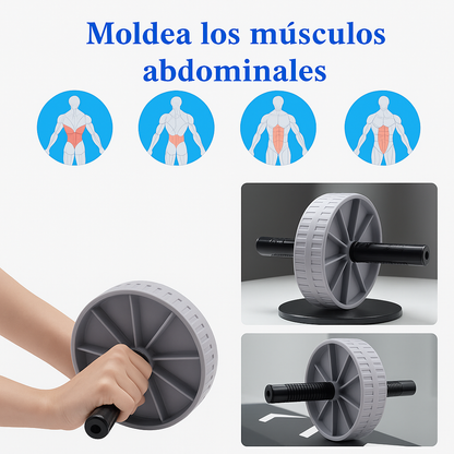 “Entrena todo tu cuerpo: rueda + tabla push-up en un solo kit”