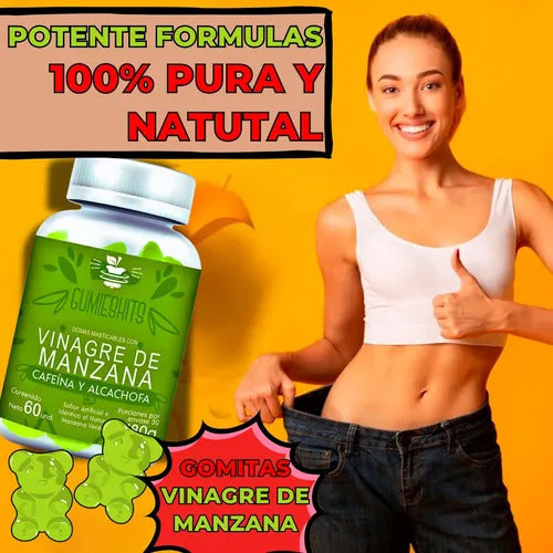 Gomitas con Vinagre de Manzana: Aumenta Tu Energía y Apoya Tu Bienestar Digestivo