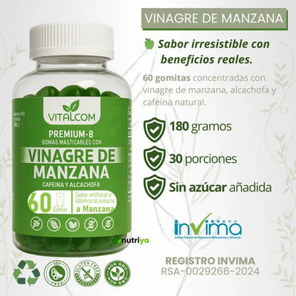 Gomitas con Vinagre de Manzana: Aumenta Tu Energía y Apoya Tu Bienestar Digestivo