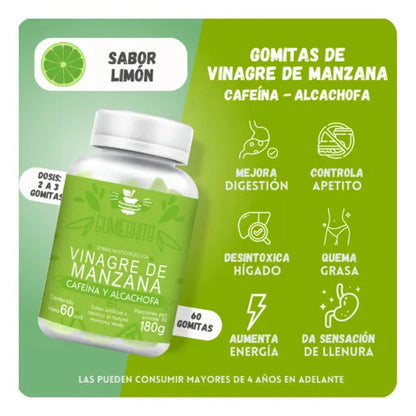 Gomitas con Vinagre de Manzana: Aumenta Tu Energía y Apoya Tu Bienestar Digestivo