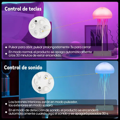 ✨ “Lámpara Medusa: Iluminación relajante que transforma tu espacio en segundos” ✨