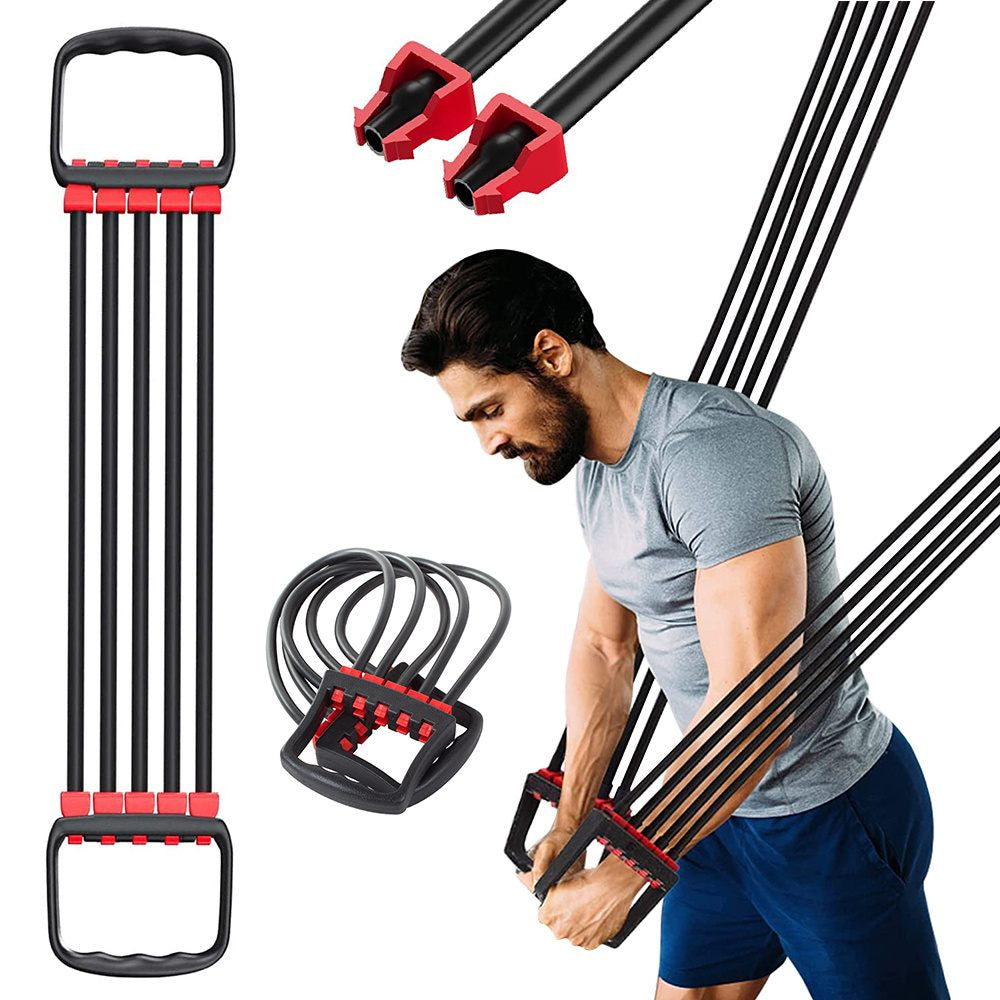 Ejercitador de Resorte Multifuncional – Fortalece Todo tu Cuerpo desde Casa